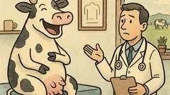 Dowcip: Przychodzi krowa do lekarza...